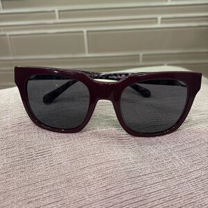 Coach sunglasses. Progressive lenses. No scratches or damage. Oxblood color.